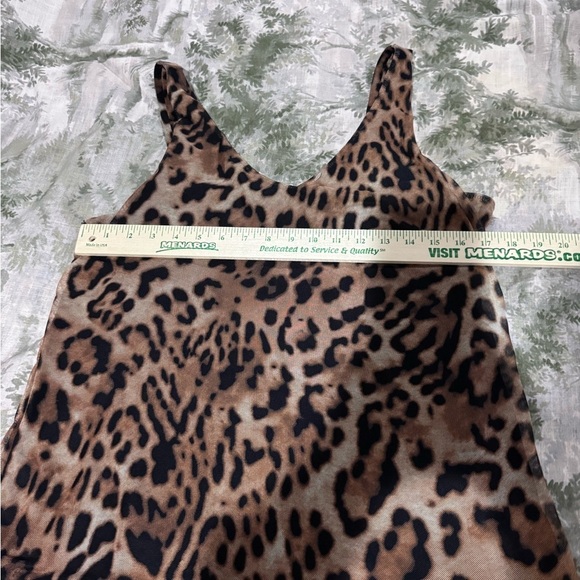 Chico's Brown and Black Leopard Print Cardigan 2 piece set - Picture 4 of 15